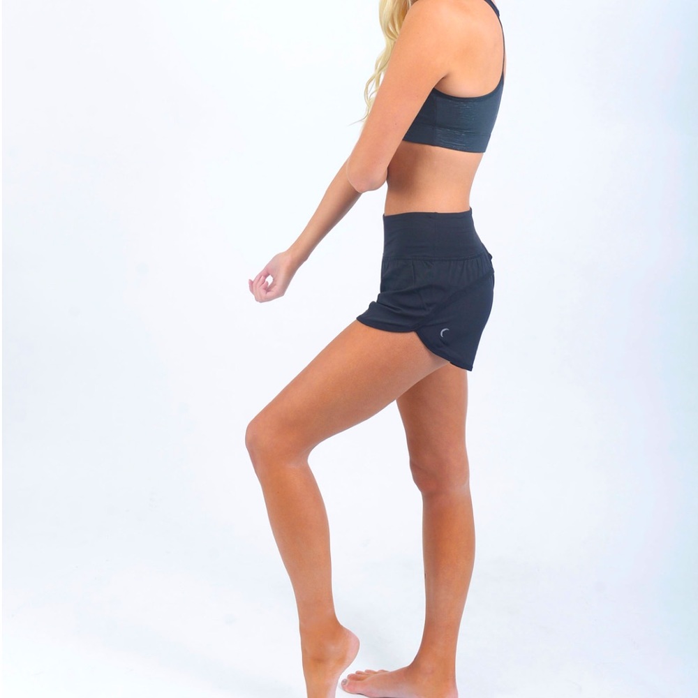 Zyia Black Trainer Shorts